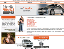 Tablet Screenshot of friendlyfinance.ca